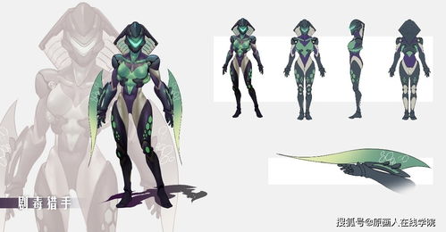 原畫人角色原畫教程,設計感很棒的畫師,分享角色設計觀念及設計的步驟