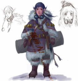 手繪游戲角色原畫設計中關于人物的設定繪畫教程