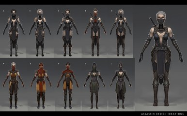 玩家作品賞析:暗黑破壞神刺客概念設計原畫